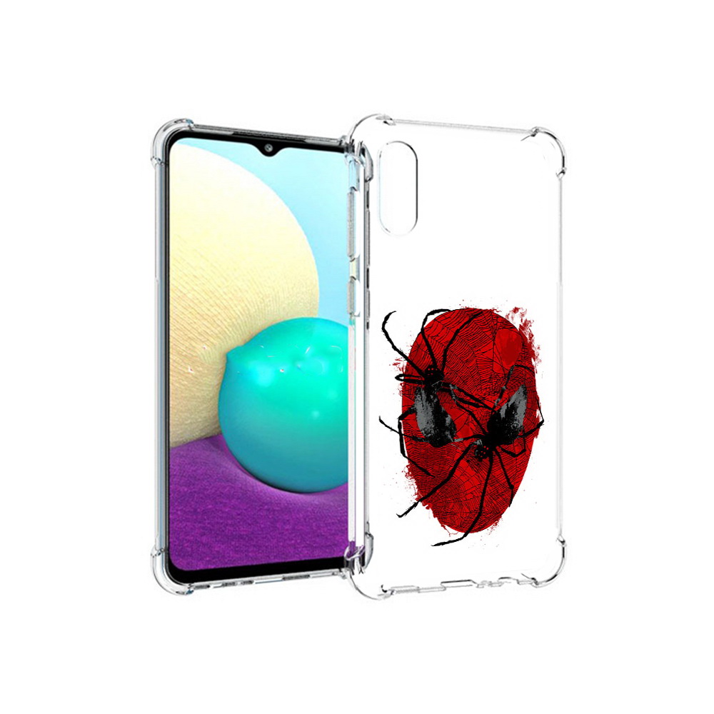 

Чехол MyPads Tocco для Samsung Galaxy M02 человек паук (PT157689.478.673), Прозрачный, Tocco