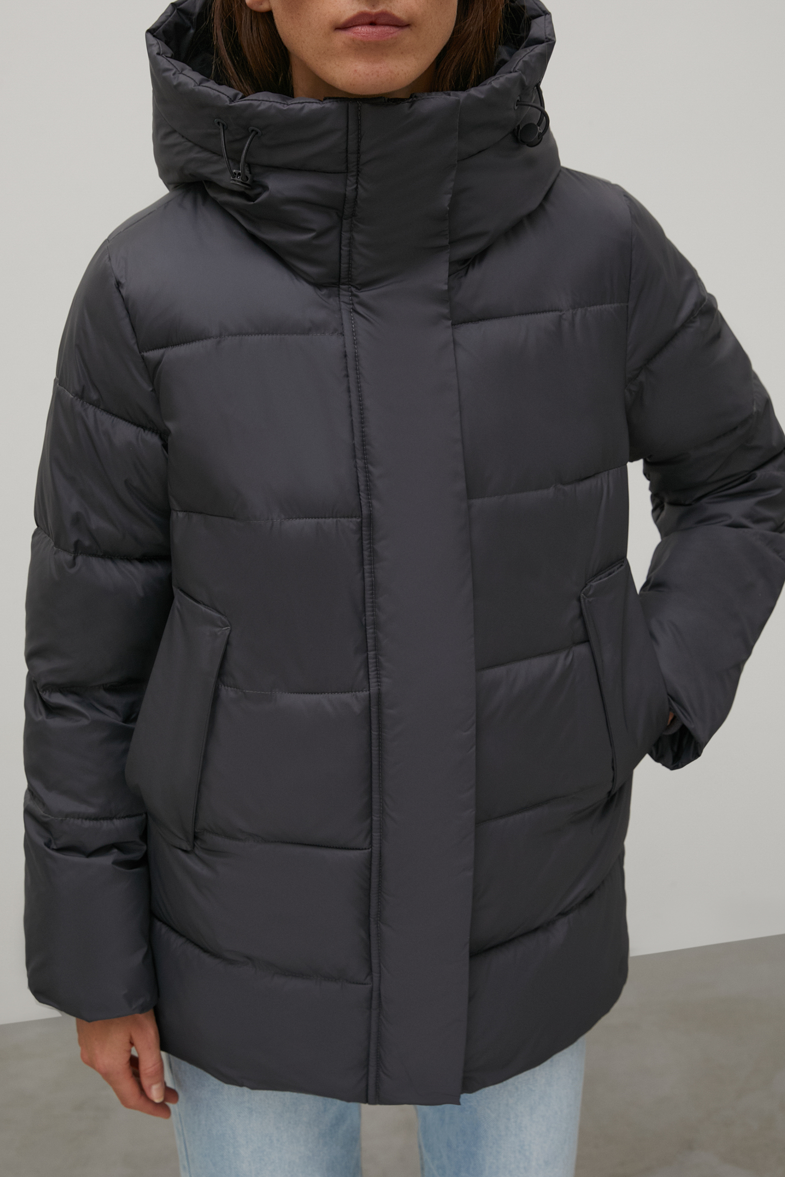 

Куртка женская Finn Flare FAC11053 черная 2XL, FAC11053
