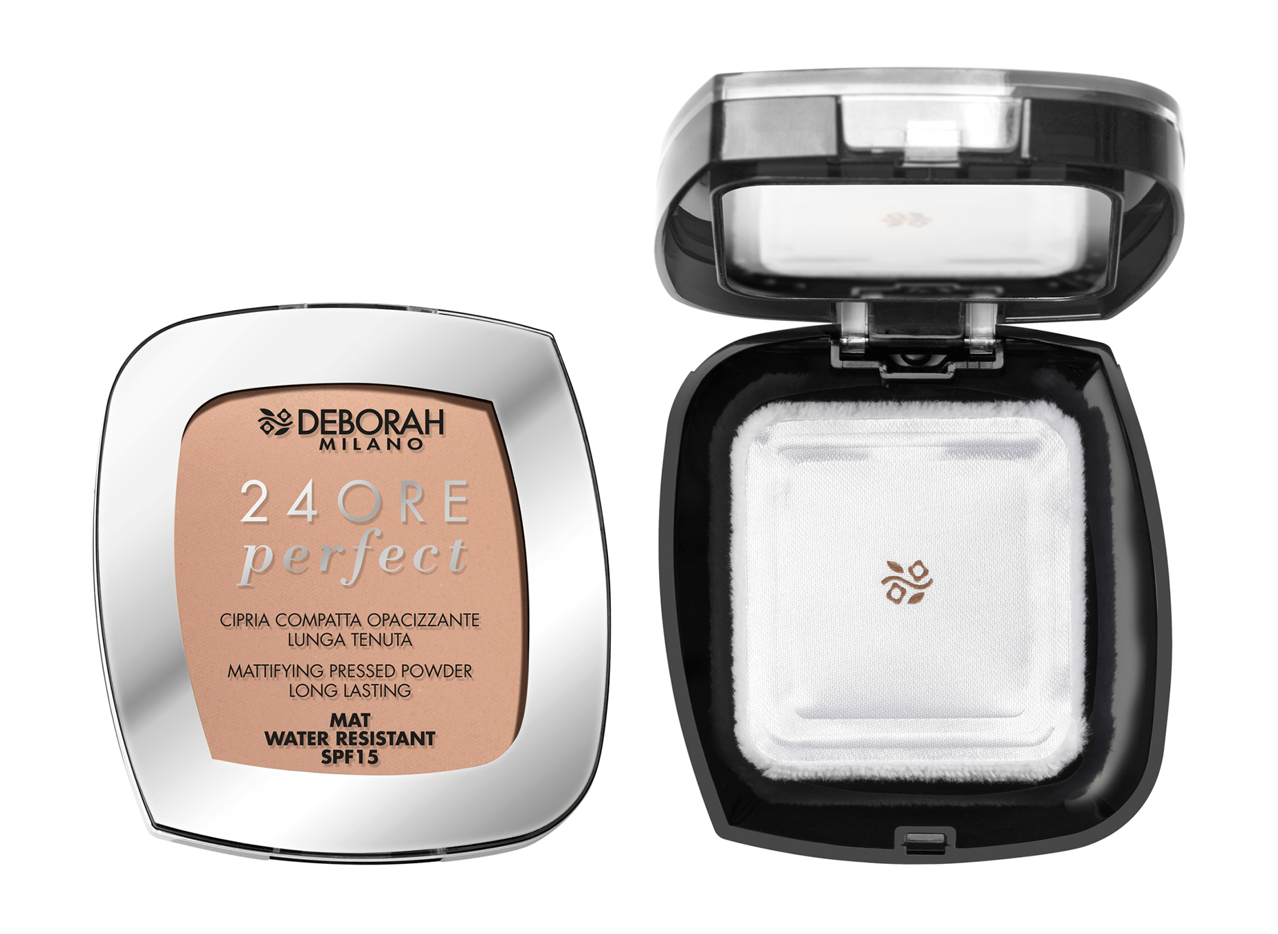 

Матирующая стойкая пудра Deborah Milano 24 Ore Perfect Compact Mattifying Pressed Powder, Бежевый