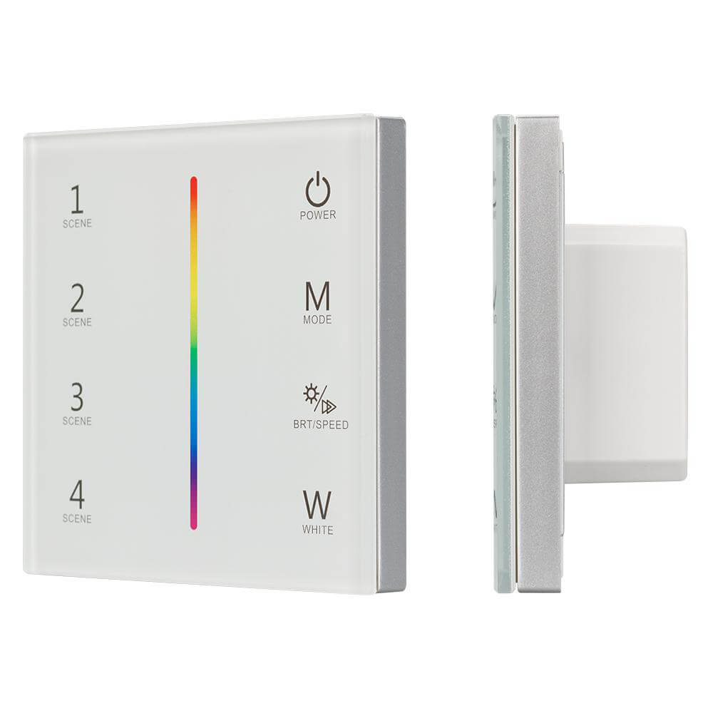 Панель управления Arlight Sens Smart-P22-RGBW White 025168 панель sens smart p22 rgbw white 12 24v 4x3a rf arlight 025168