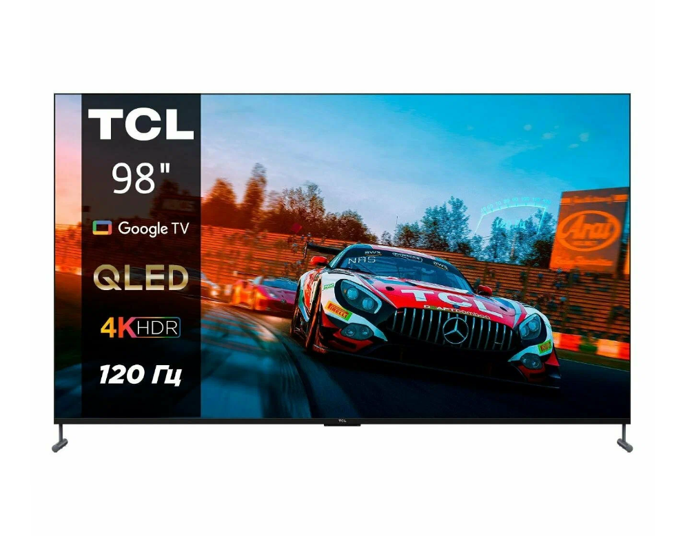 

Телевизор TCL 98C745, 98"(249 см), UHD 4K, Черный, 98C745