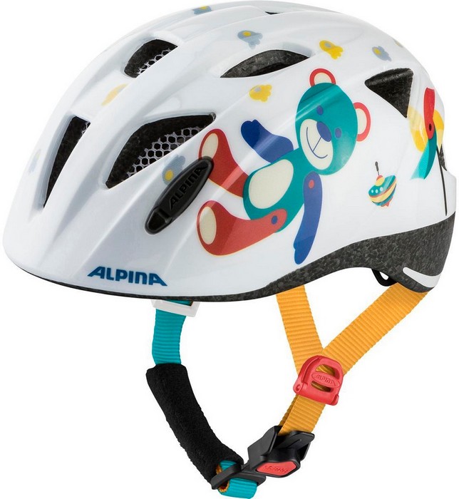 

Велошлем Alpina Ximo white bear gloss 49-54