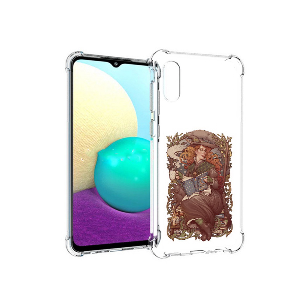 

Чехол MyPads Tocco для Samsung Galaxy M02 Женские_126 (PT157689.478.81), Прозрачный, Tocco