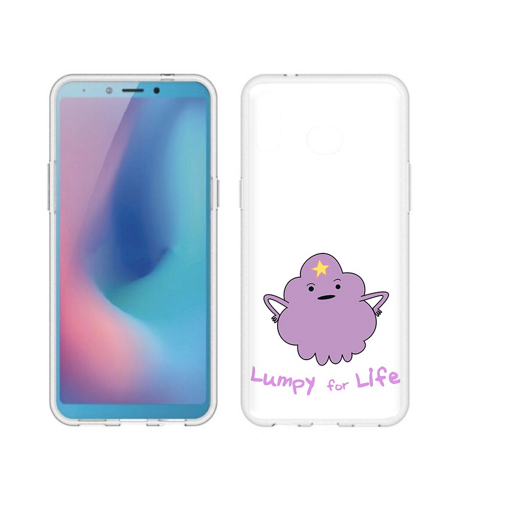 

Чехол MyPads Tocco для Samsung Galaxy A6s Принцесса пупырчатого королевства, Прозрачный, Tocco