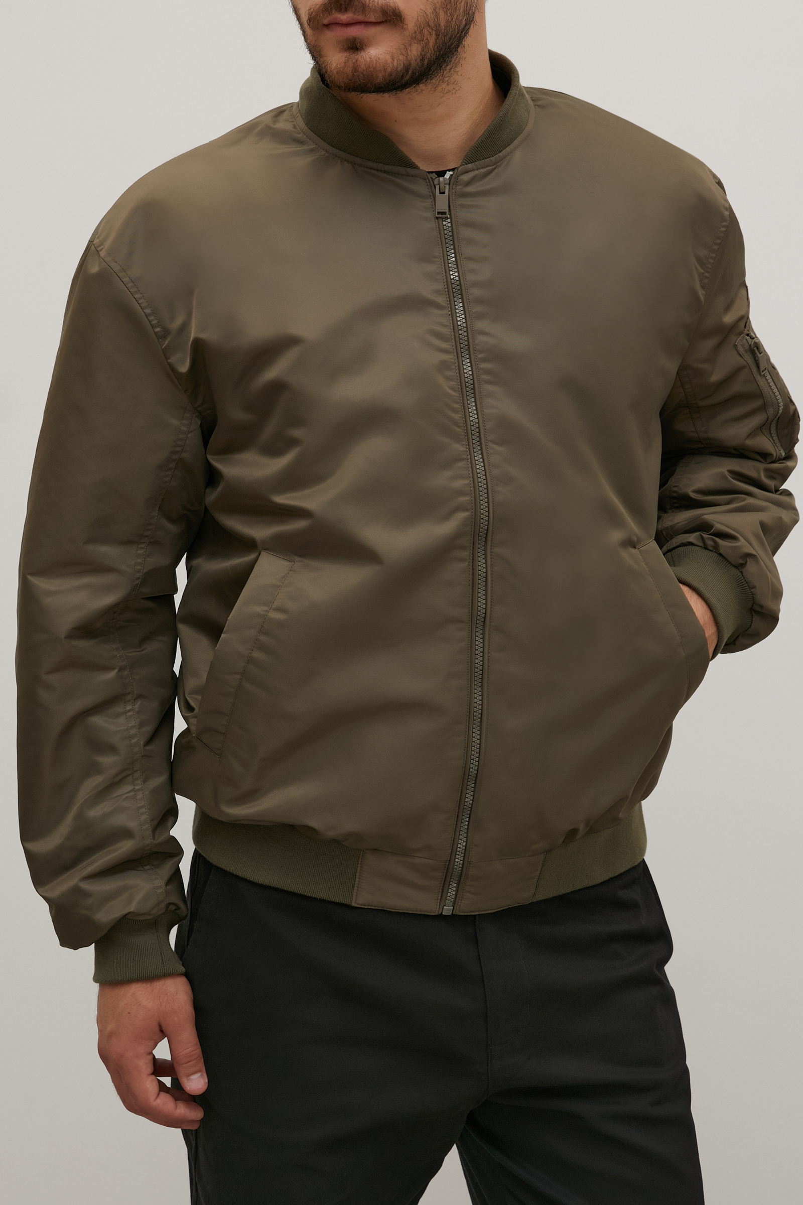 Куртка мужская Finn Flare FAC22032 зеленая L