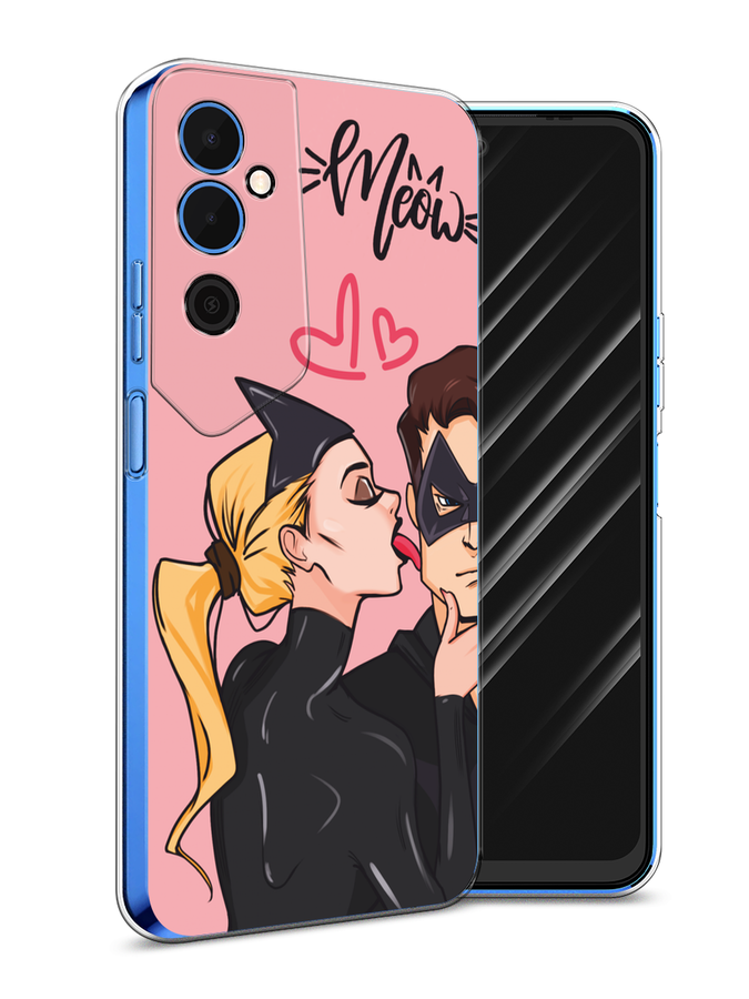 

Чехол Awog на Tecno Pova Neo 2 "Kiss of Cat Woman", Розовый;черный;бежевый, 302450-1