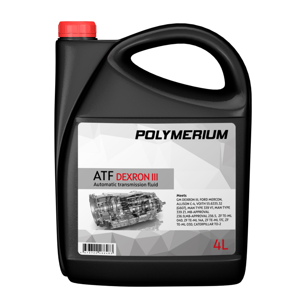 Трансмиссионное масло Polymerium ATF DEXRON III 4L