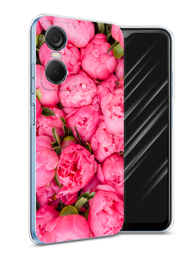 

Чехол Awog на Tecno Pop 6 Pro "Прекрасные пионы", Разноцветный, 302750-1