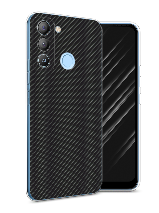 

Чехол Awog на Tecno POP 5 LTE "Черный карбон", 303050-1