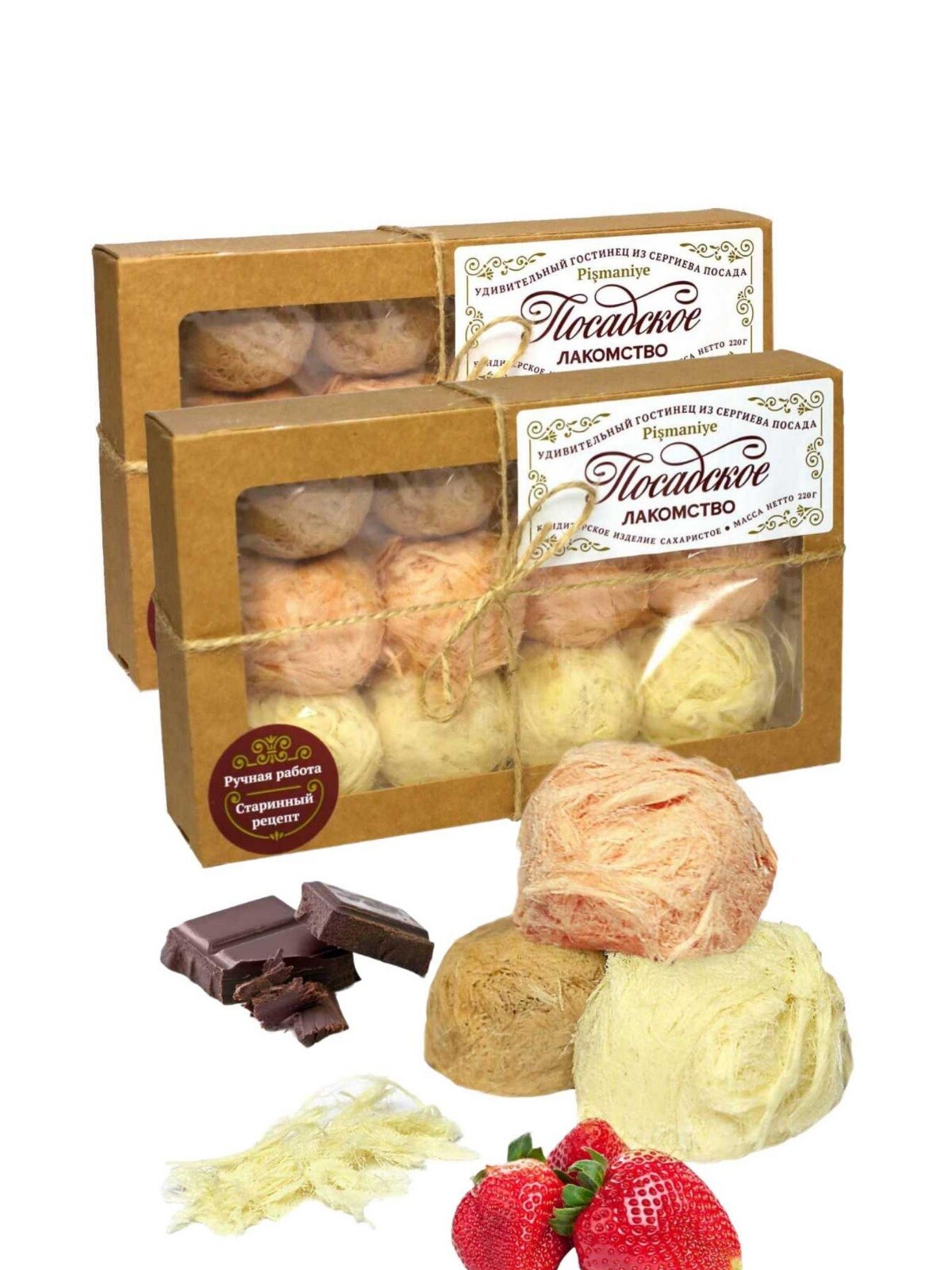 

Пишмание Классика, шоколадное, клубника 2 упаковки по 220 г., Классика, шоколадное, клубника