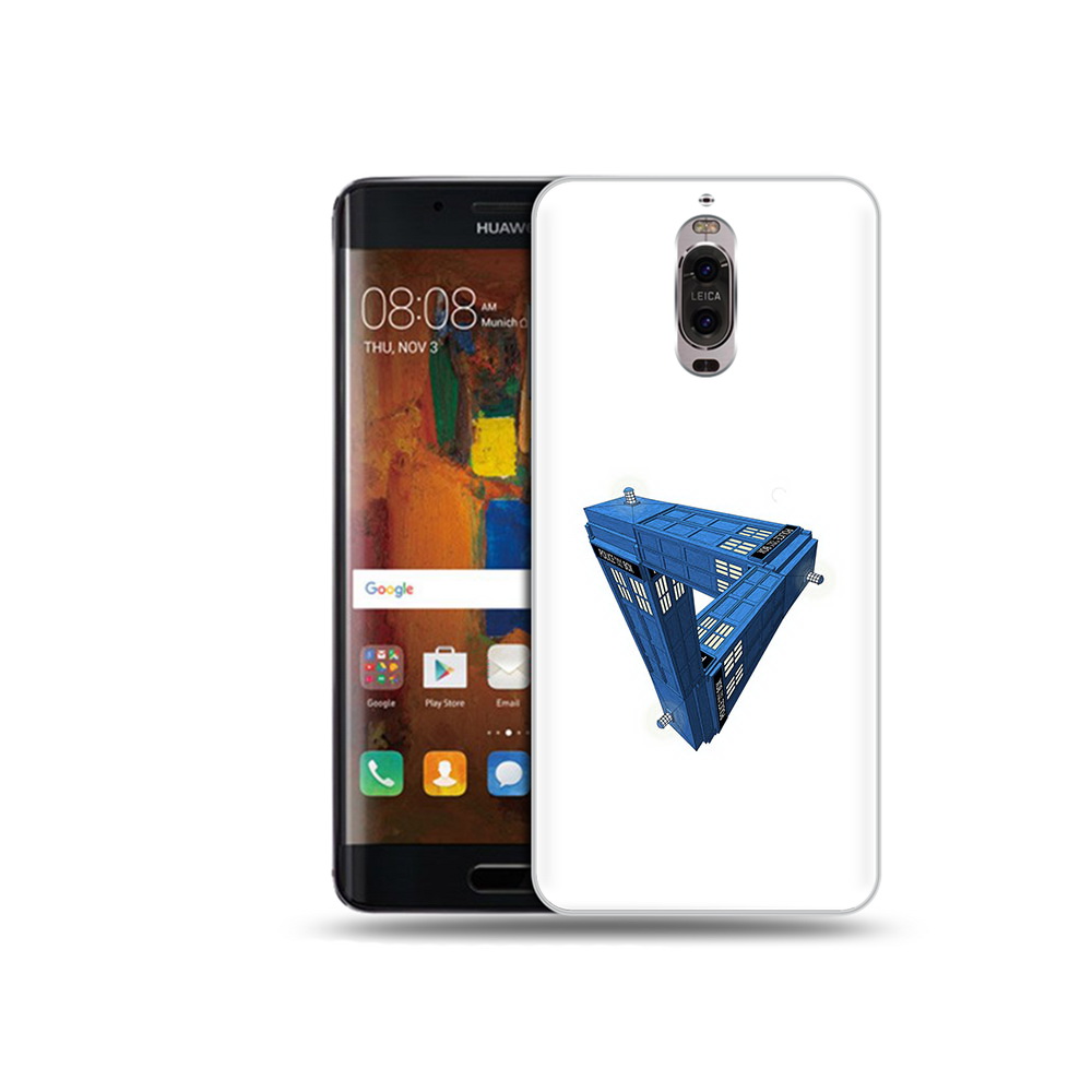 

Чехол MyPads Tocco для Huawei Mate 9 Pro головолока абстракция (PT50613.55.291), Прозрачный, Tocco