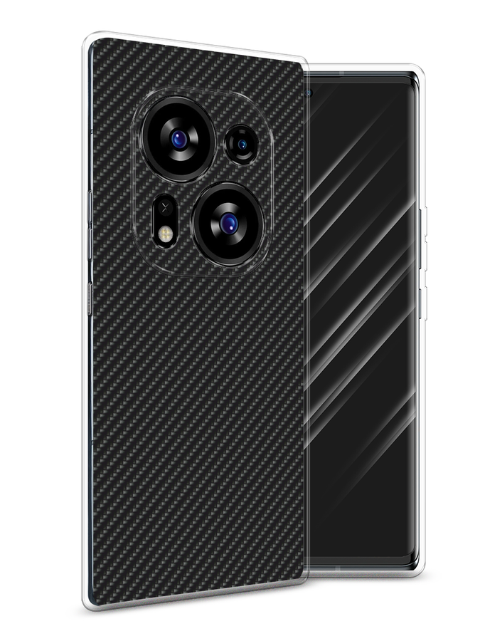 

Чехол Awog на Tecno Phantom X2/X2 Pro "Черный карбон", 303250-1