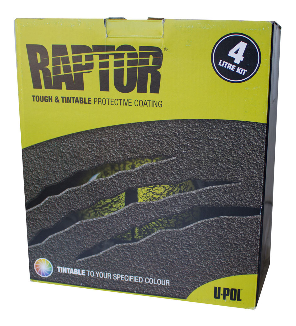 

Покрытие защитное повышенной прочноcти U-pol Raptor RLB/S4 4 л черное с отвердителем