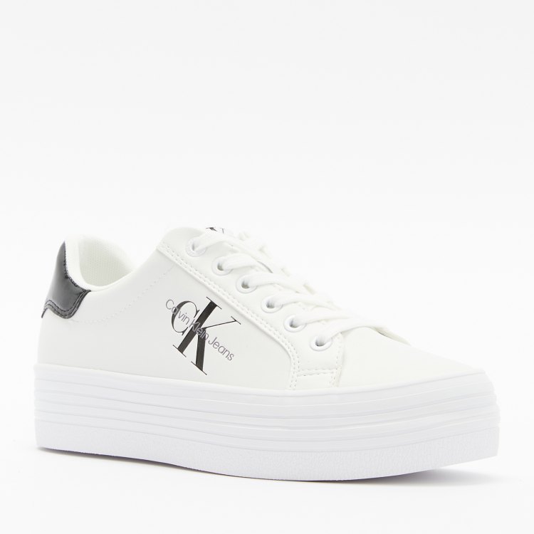 

Кеды женские Calvin Klein YW0YW01393 белые 38 EU, Белый, YW0YW01393