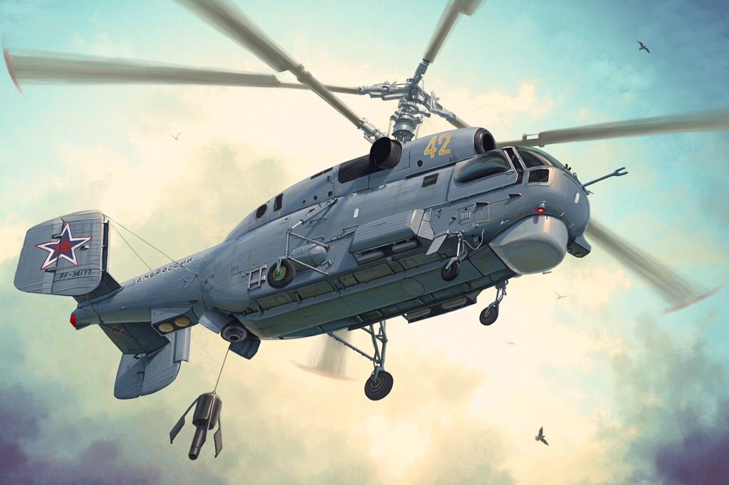 

Сборная модель HobbyBoss 1/48 Вертолёт Russian K@-27 "Hellix" 81739