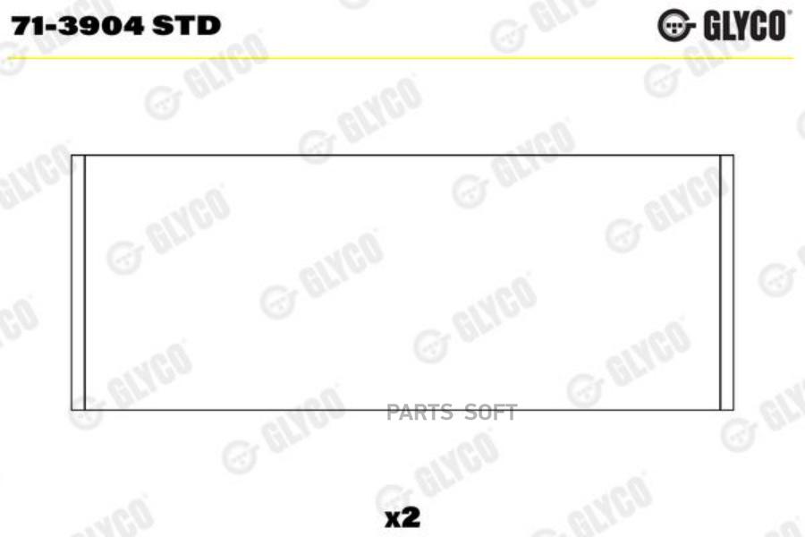 

Вкладыши двигателя шатунные 1шт Audi. VW 1.4TDI-1.9TDi 98> STD (1)