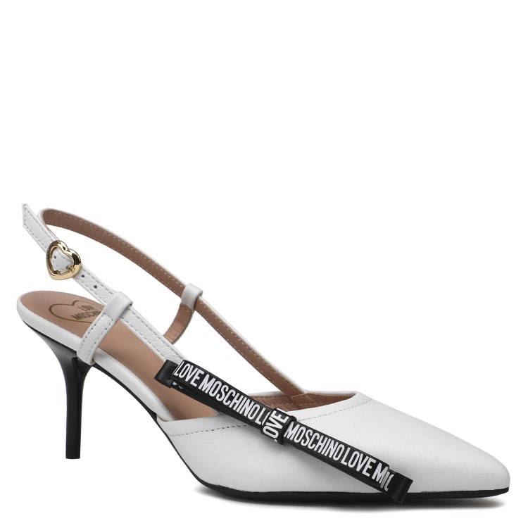 

Туфли женские Love Moschino JA10607G белые 36 EU, Белый, JA10607G