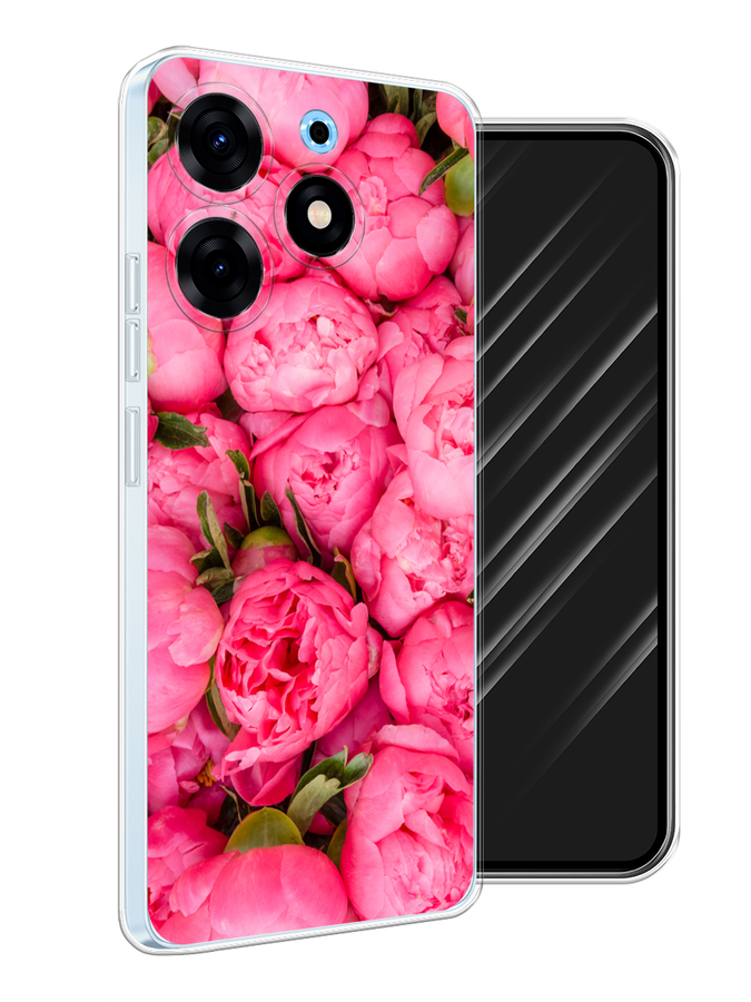 

Чехол Awog на Tecno Spark 10 Pro "Прекрасные пионы", Разноцветный, 303750-1