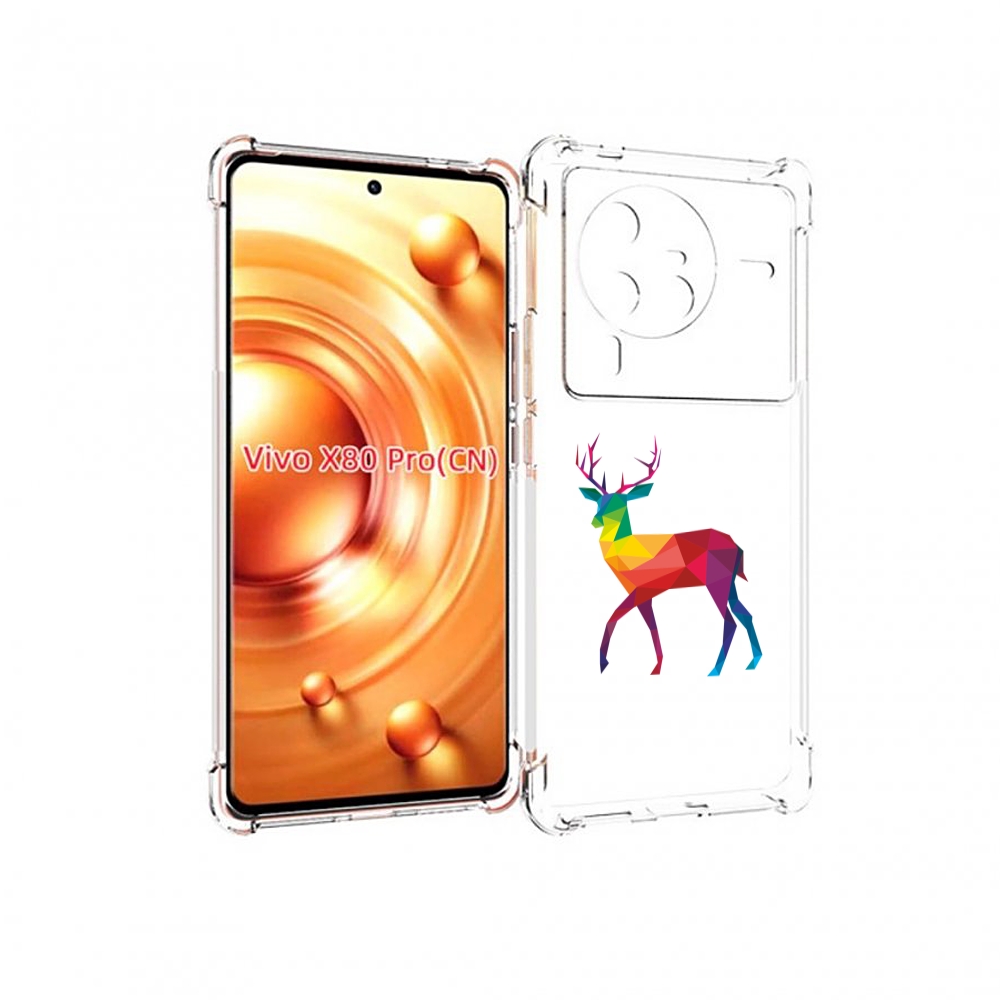 

Чехол MyPads геометрический олень для Vivo X80 PRO, Прозрачный, Tocco