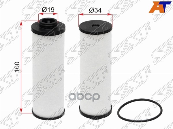 

SAT ST-106-0010 Фильтр АКПП-7 AUDI A4 08-15/A5 07-17/A6 10-18/A7 10-18/Q5 08-17/PORSCHE MA