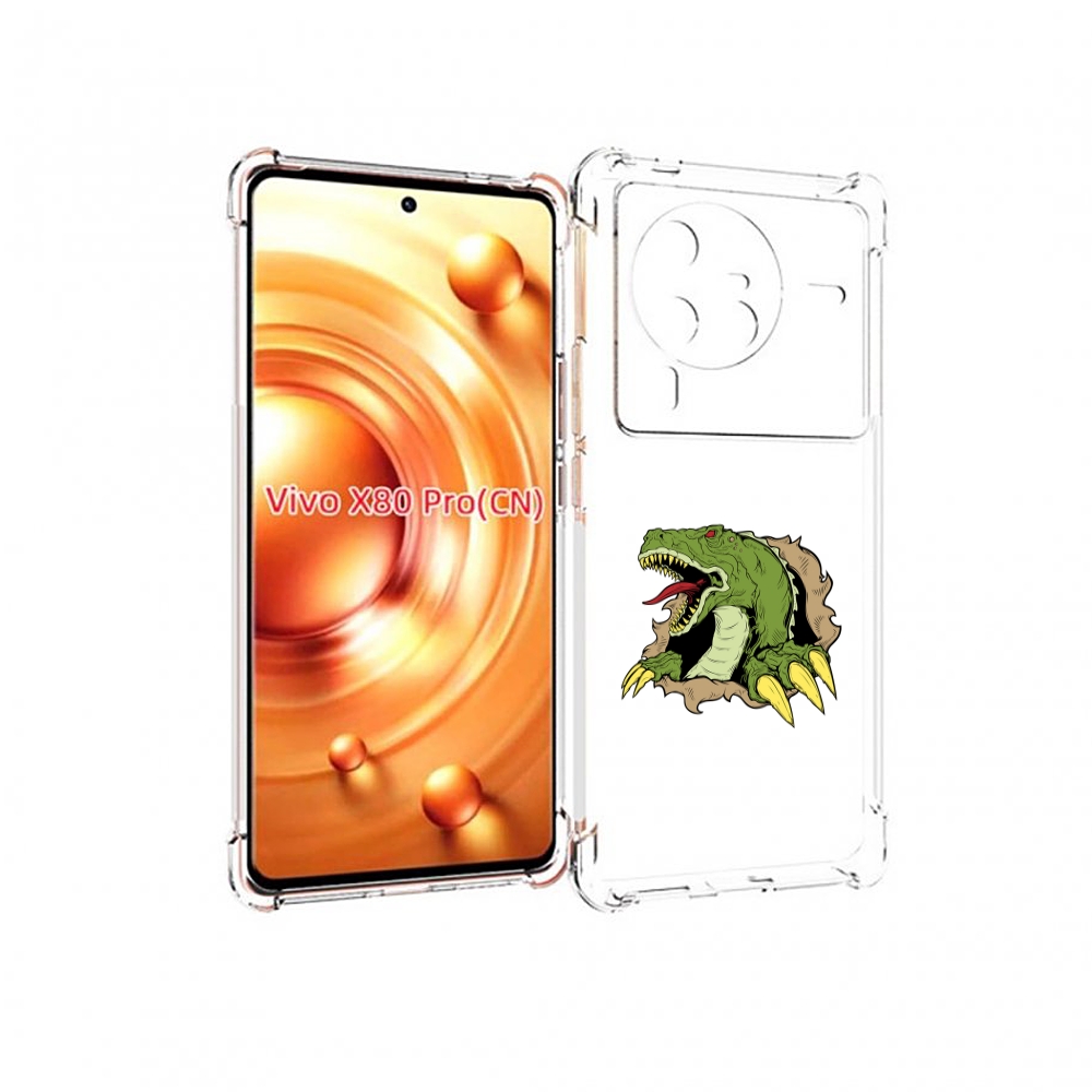 

Чехол MyPads годзила для Vivo X80 Pro, Прозрачный, Tocco