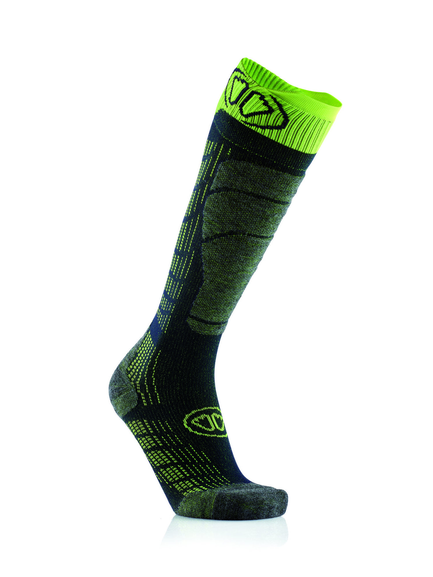 Носки Sidas 2023-24 Ski Comfort Socks Black Yellow (Eur:39-41)