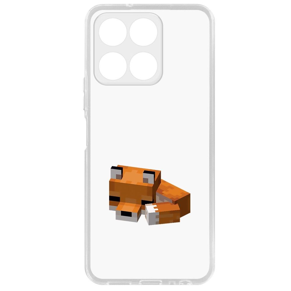 

Чехол-накладка Krutoff Clear Case Minecraft-Спящий Лисенок для Honor X6a, Прозрачный