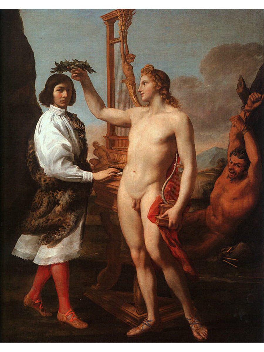 

Постер DRABS A3 Андреа Сакки Marcantonio Pasquilini Crowned by Apollo