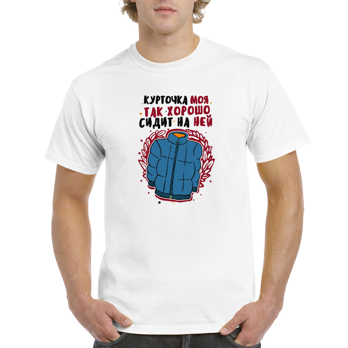 

Футболка унисекс CoolPodarok 6M015979 белая 46 RU, Белый, 6M015979