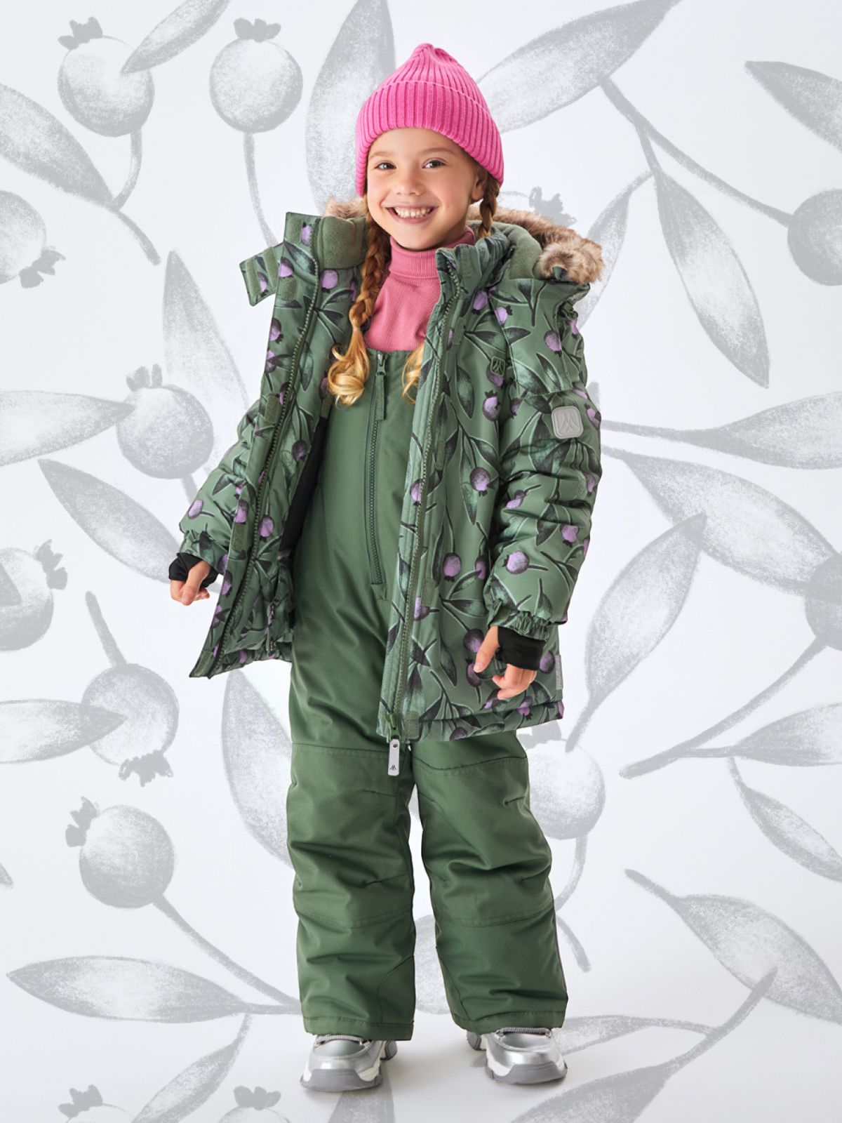 Комплект верхней одежды детский Premont WP312716 зеленый 98 15599₽