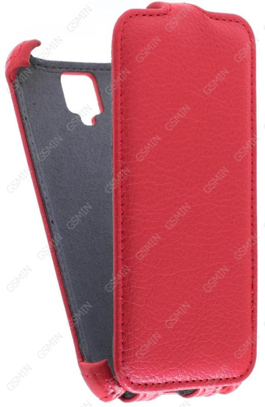 

Кожаный чехол для Alcatel One Touch Idol 2 Mini L 6014X Armor Case (Красный)