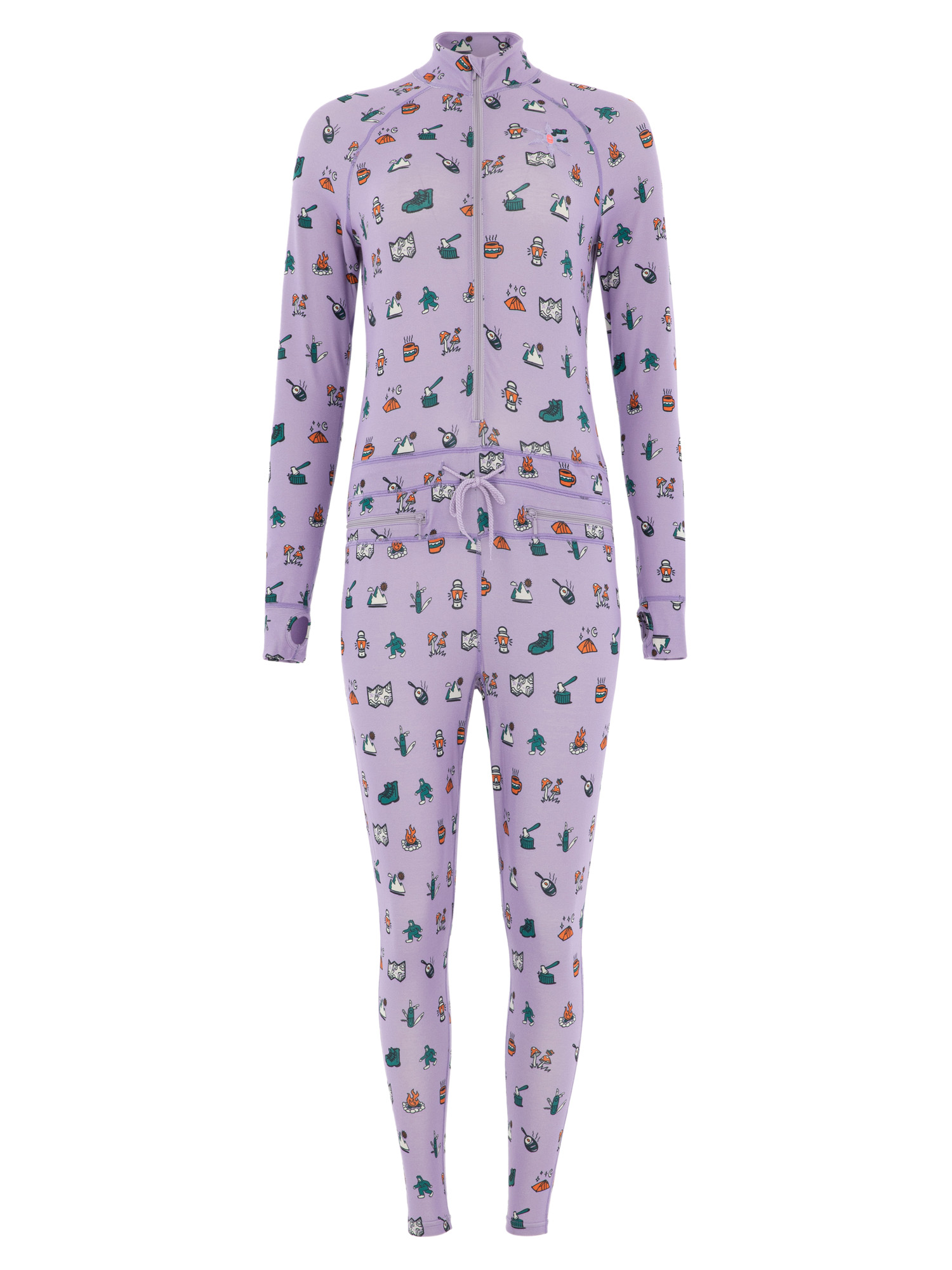 

Комбинезон Airblaster Women's Hoodless Ninja Suit Lav Camp Print (Us:xl), Фиолетовый, Women's Hoodless Ninja Suit