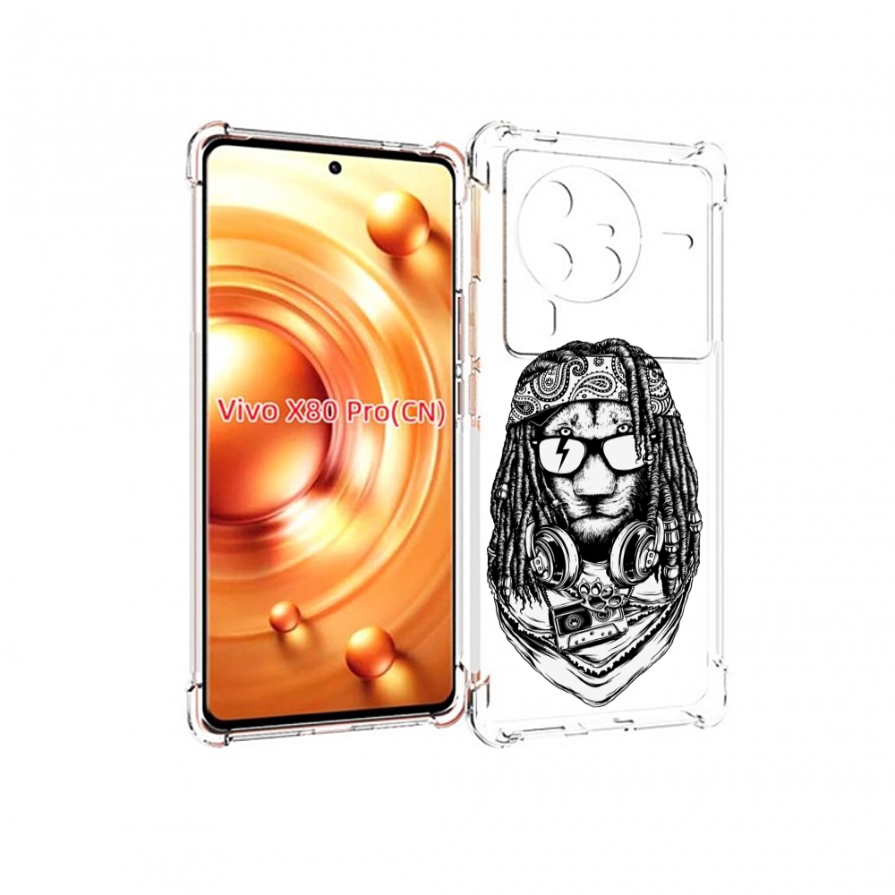 

Чехол MyPads дреды льва для Vivo X80 PRO, Прозрачный, Tocco