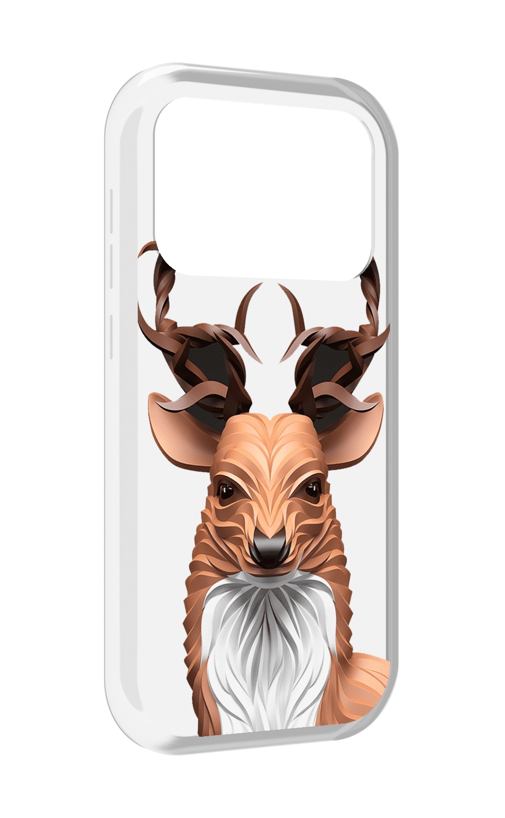 

Чехол MyPads 3D-олень для Oukitel F150 Air1 Pro / F150 Air1, Прозрачный, Tocco