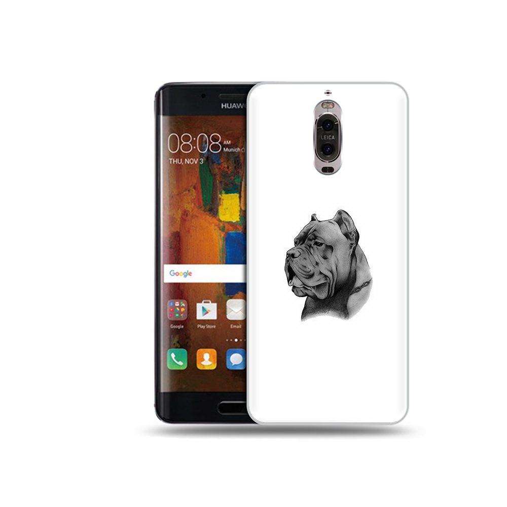 

Чехол MyPads Tocco для Huawei Mate 9 Pro грозный бульдог (PT50613.55.300), Прозрачный, Tocco