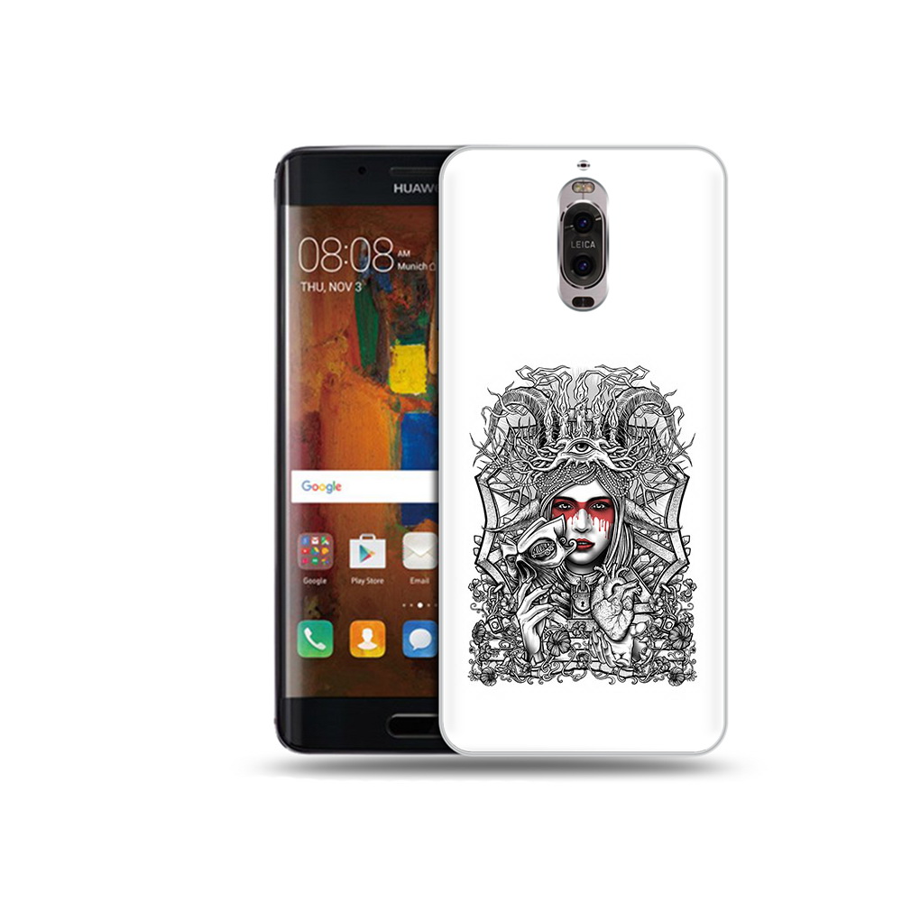 

Чехол MyPads Tocco для Huawei Mate 9 Pro грусная девушка (PT50613.55.302), Прозрачный, Tocco