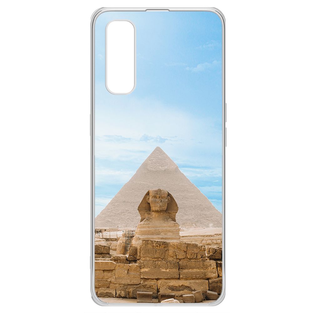 Чехол-накладка Krutoff Clear Case Египет, Сфинкс для Oppo Find X2