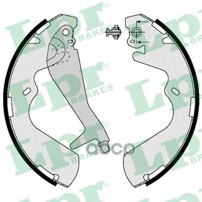 

Тормозные колодки Lpr барабанные 8240