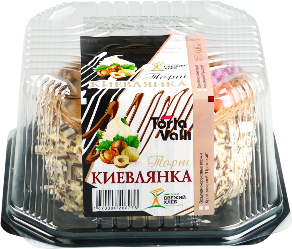 

Торт Torta Valli Киевлянка 600 г