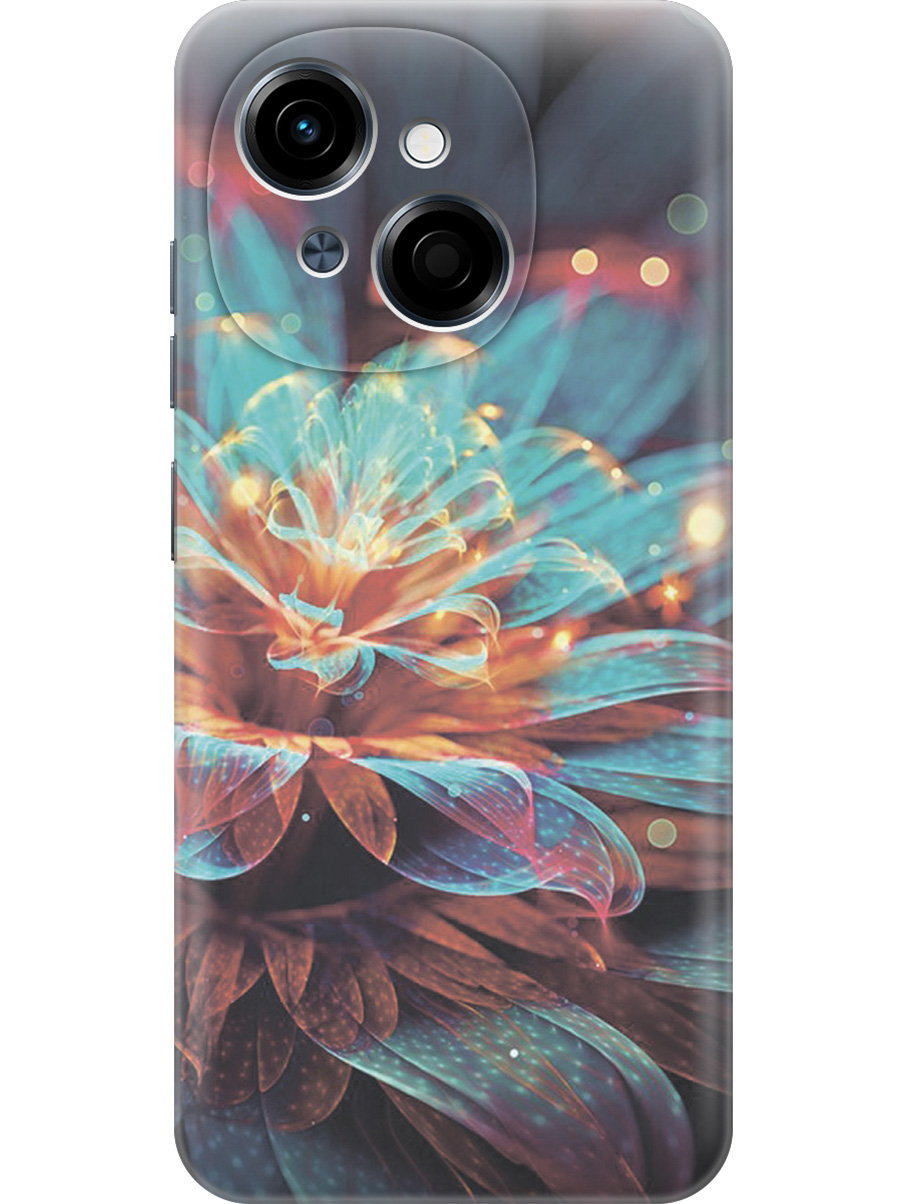 

Силиконовый чехол на Tecno Spark Go 1 / Pop 9 с принтом "Магический цветок", Прозрачный;голубой;красный;черный, 786716922