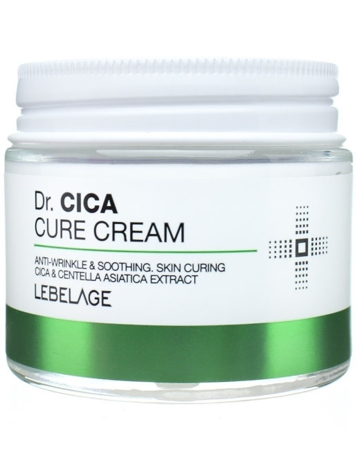 Крем для лица с центеллой азиатской Lebelage Dr. Cica Cure Cream 70 мл крем для лица с коллагеном lebelage dr collagen cure cream 70 мл