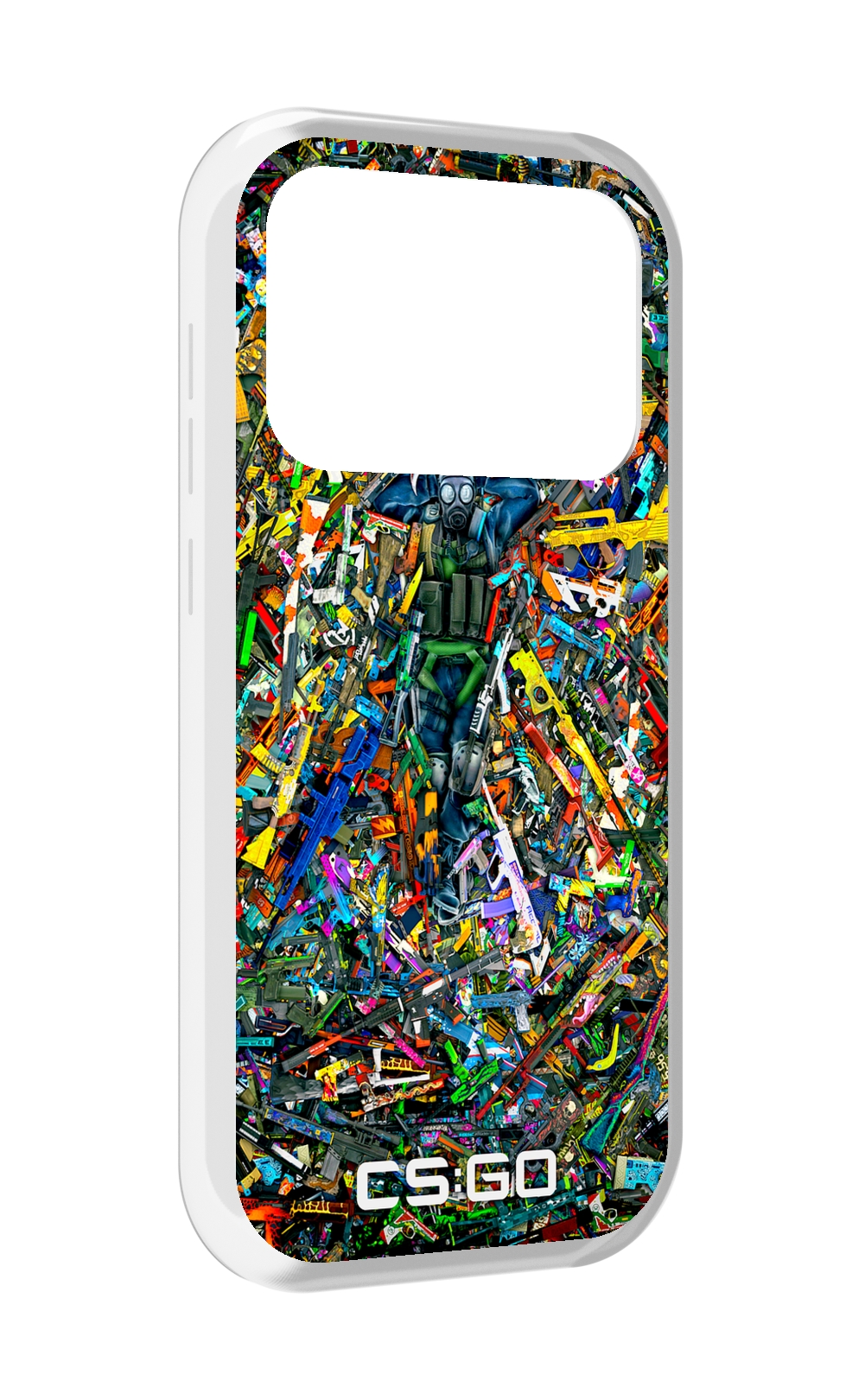 

Чехол MyPads CS GO guns skins мужской для Oukitel F150 Air1 Pro / F150 Air1, Прозрачный, Tocco