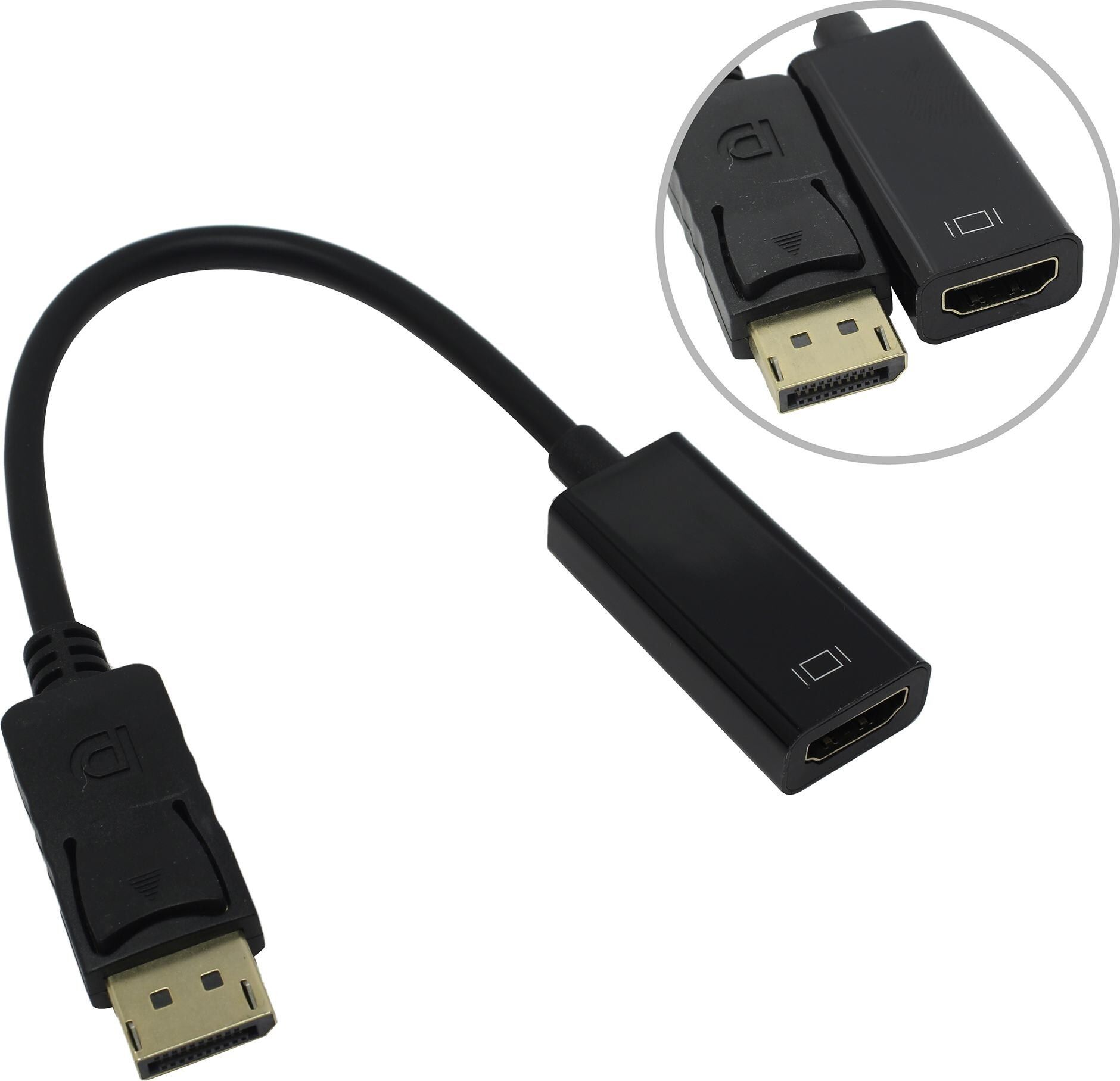 

Exegate Переходник DisplayPort -> HDMI Exegate EX-DPM-HDMIF-0.2 0.2 метра ex194345rus