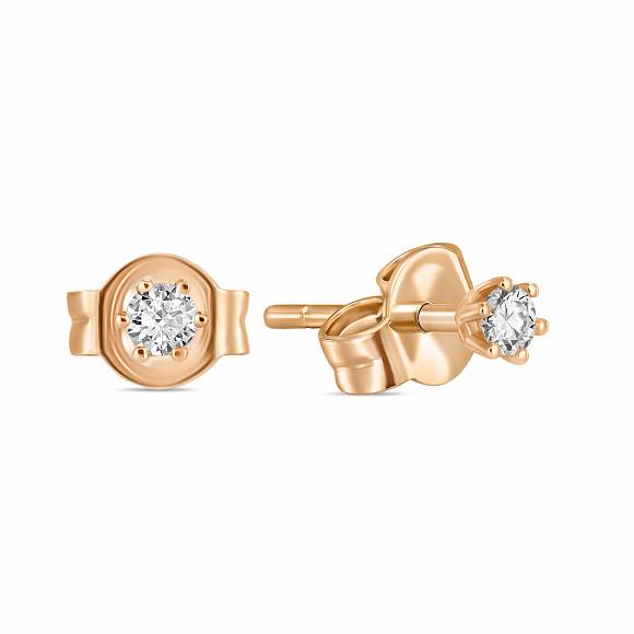 

Серьги-пусеты из красного золота с бриллиантом MIUZ Diamonds E01-SOL25-010-G3, E01-SOL25-010-G3