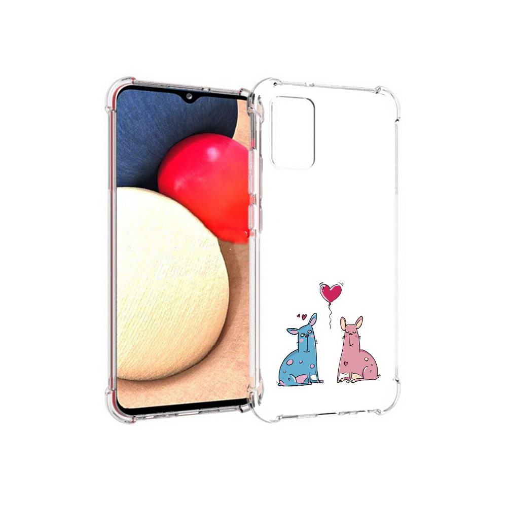 

Чехол MyPads Tocco для Samsung Galaxy A02s Лама любовь (PT156738.479.102), Прозрачный, Tocco