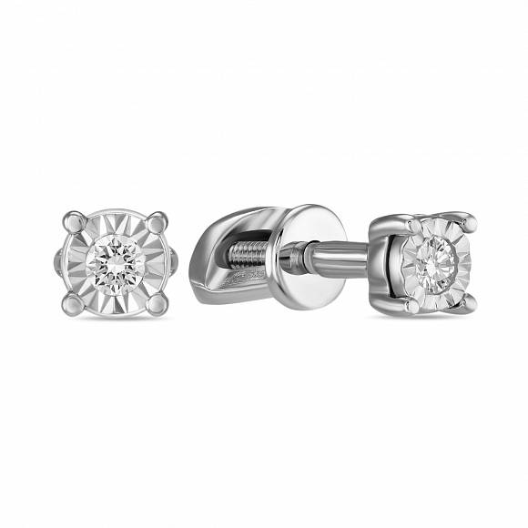

Серьги-пусеты из белого золота с бриллиантом MIUZ Diamonds E01-PL-34038-W, E01-PL-34038-W