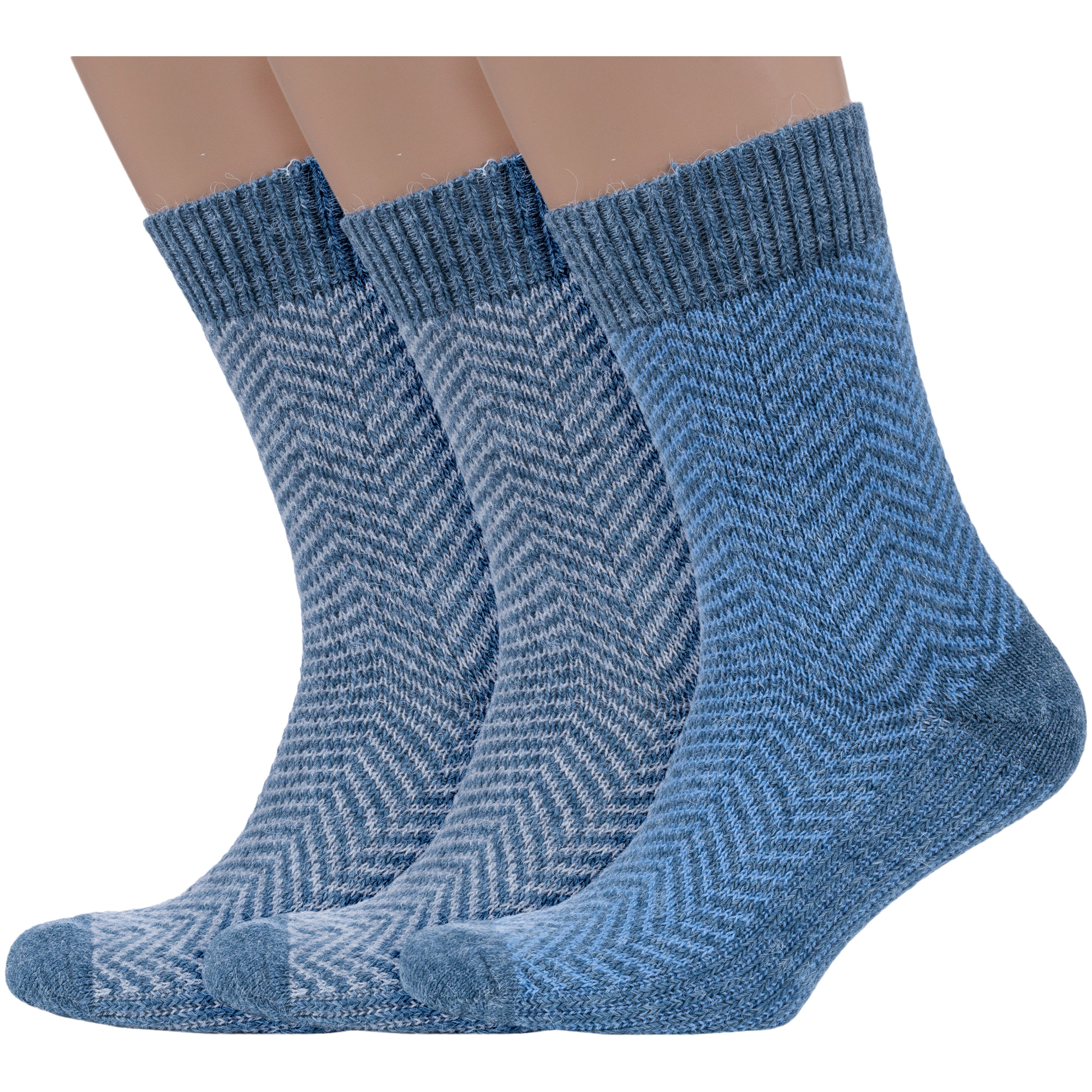 

Комплект носков мужских Rusocks 3-М-162 синих 27-29, Синий, 3-М-162