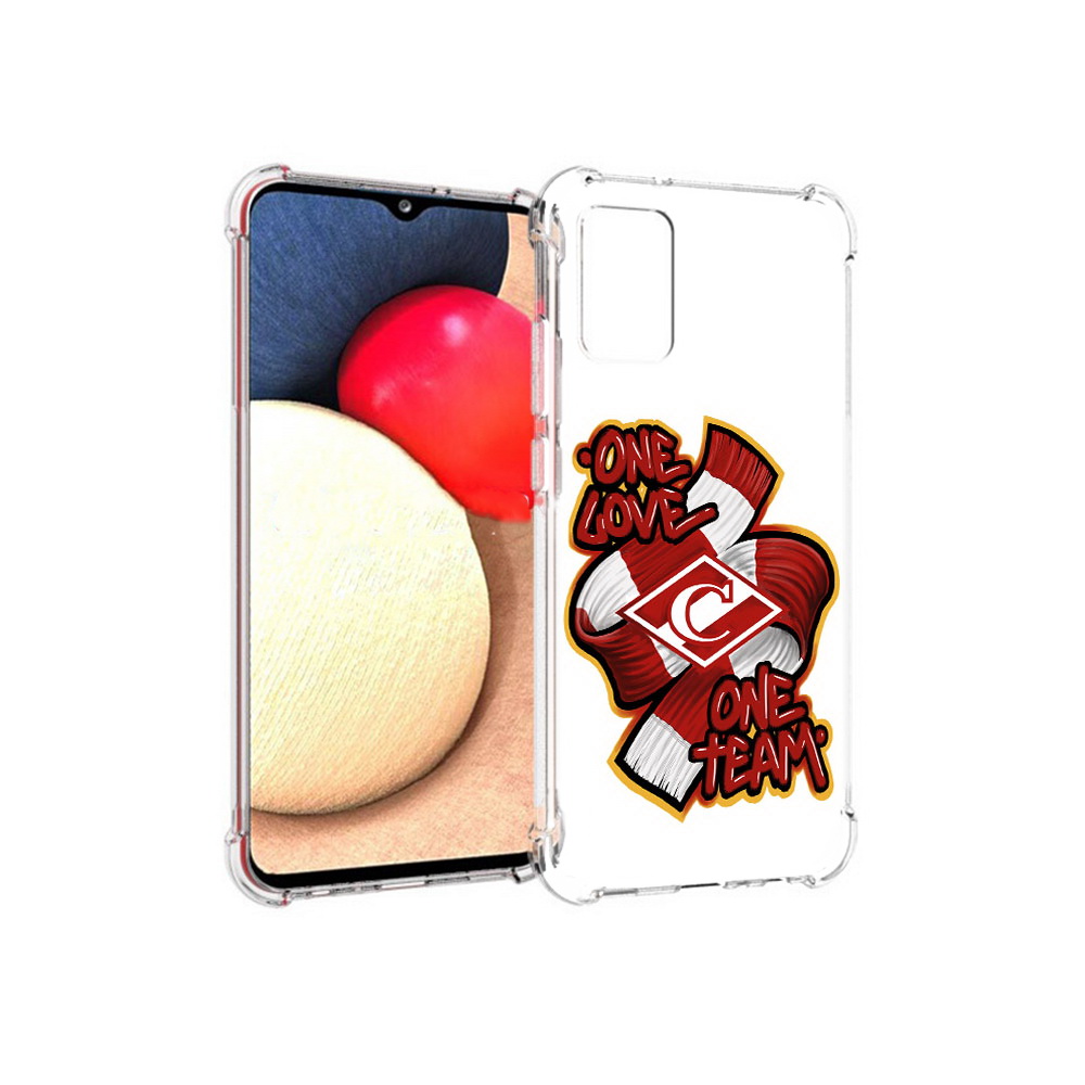 

Чехол MyPads Tocco для Samsung Galaxy A02s Одна любовь-Спартак (PT156738.479.126), Прозрачный, Tocco