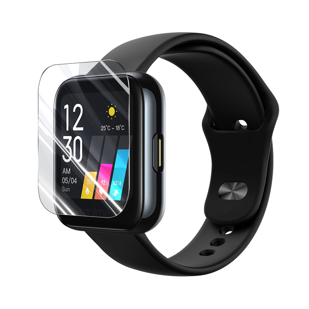 

Гидрогелевая противоударная защитная пленка для Realme Watch, Прозрачный, HF-RW1