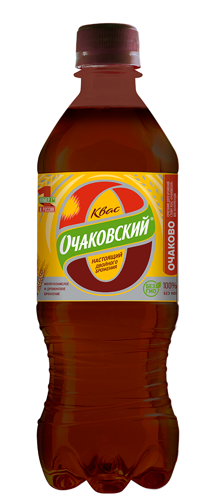 Квас Очаковский фильтрованный, ПЭТ, 500 мл